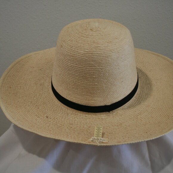Sun Body Obbie Hat Size 7 (56) Woven Straw Black Ribbon main image 5